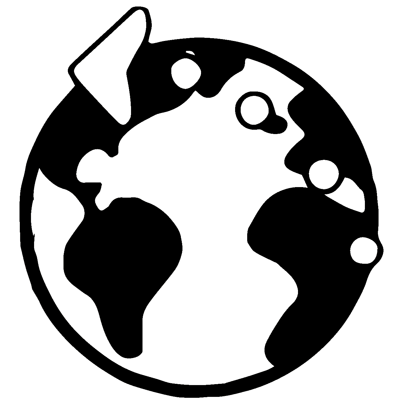 Global Creation Foundation globe logo in color